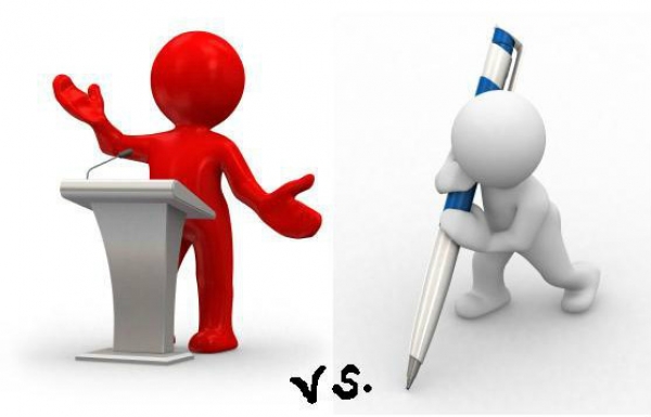 The slippery grammar of spoken vs written English